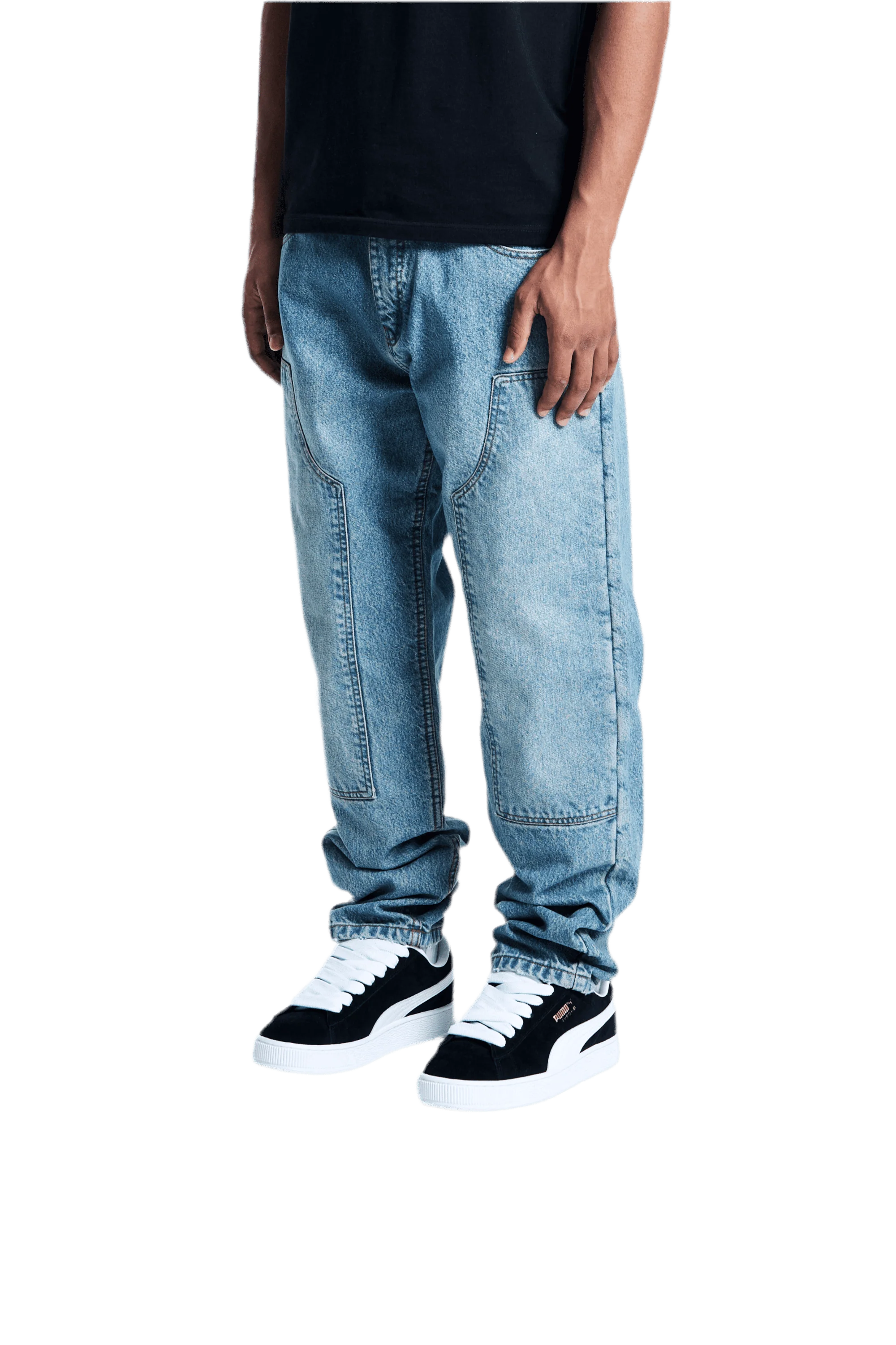 Aramid Jeans Carpenter Stone Washed Blue - Image 3