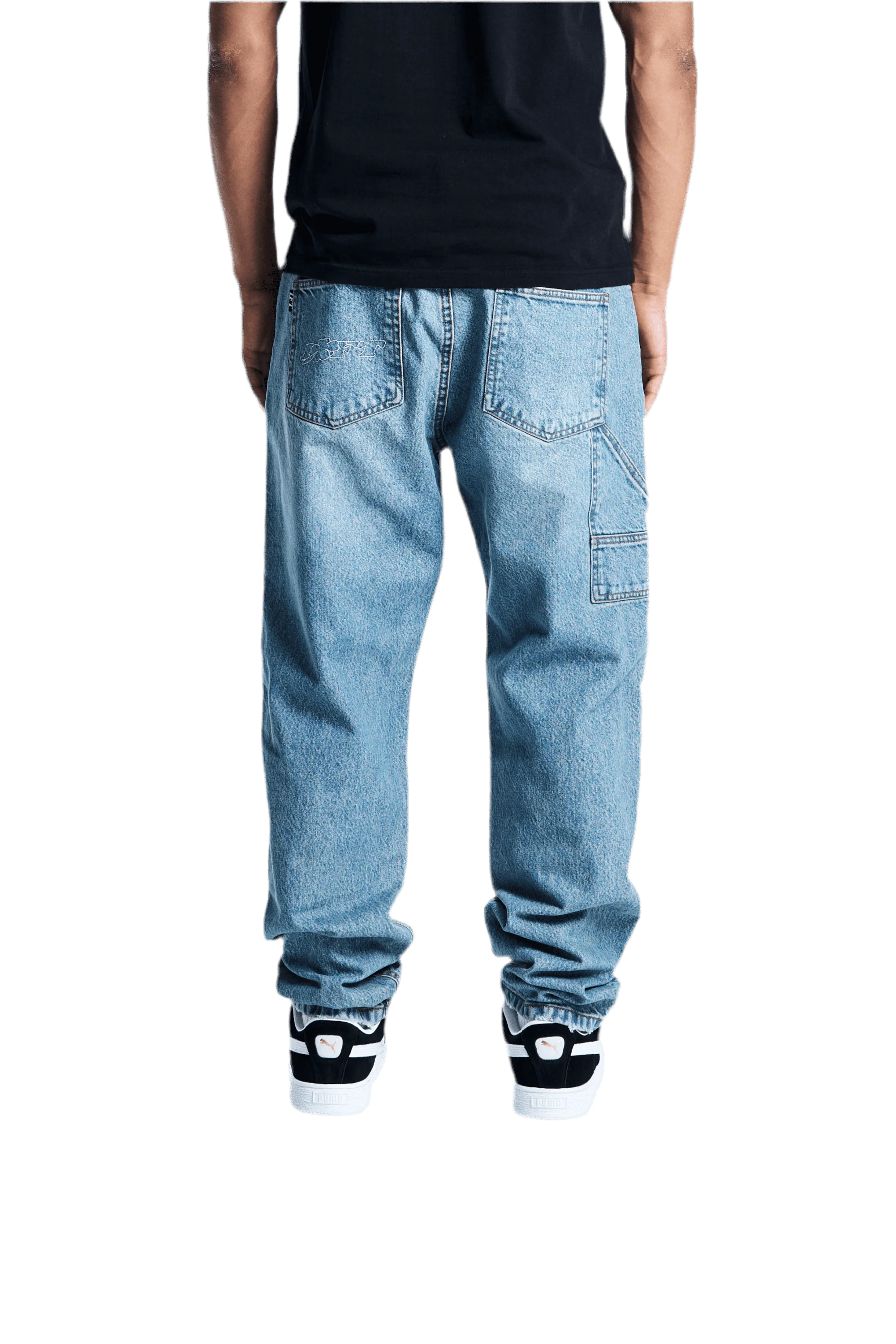 Aramid Jeans Carpenter Stone Washed Blue - Image 4