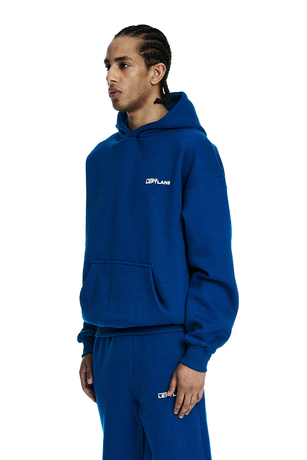 Basic Hoodie Blue - Image 3