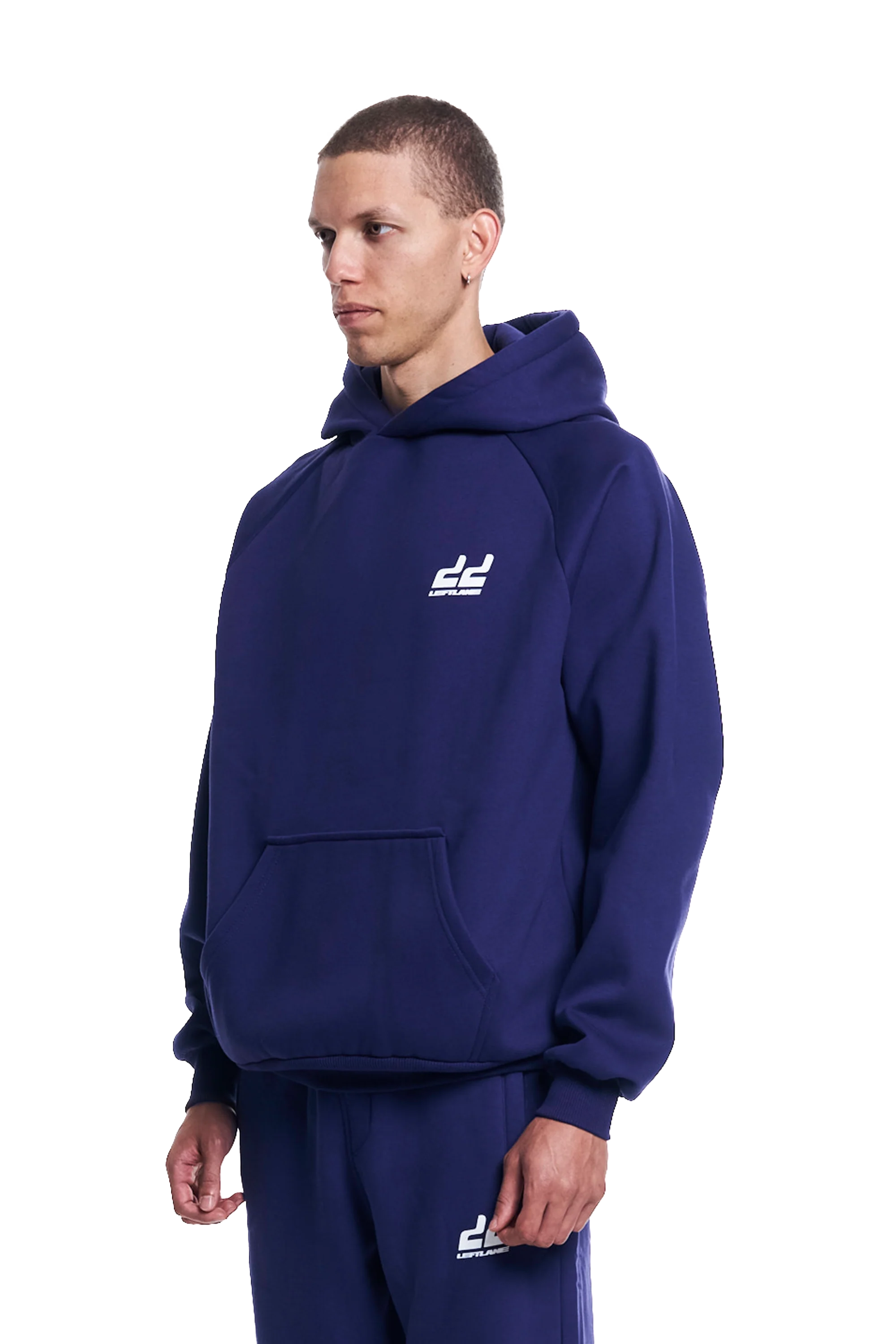 Basic Hoodie Blue V2 - Image 3