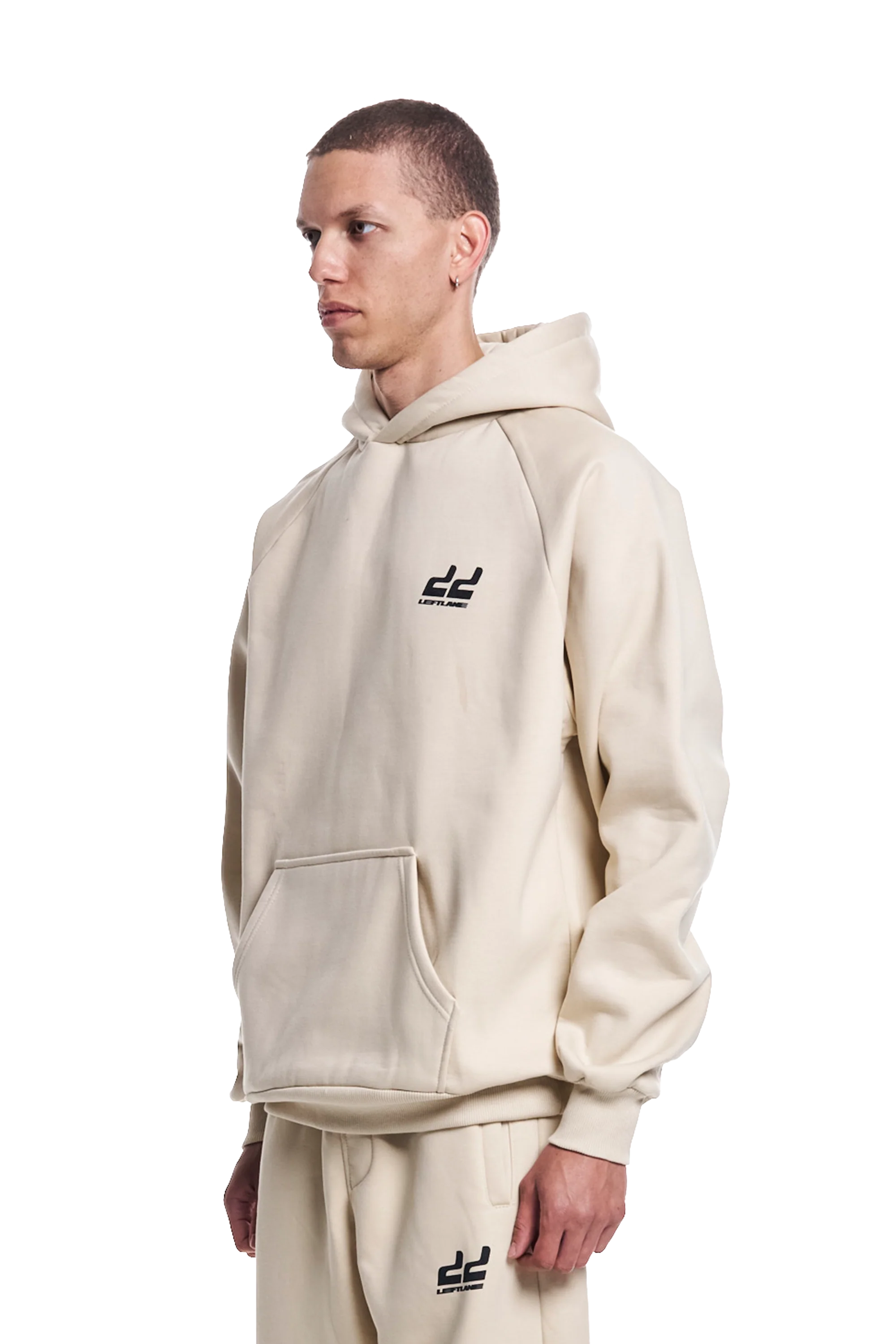 Basic Hoodie Cream V2 - Image 3