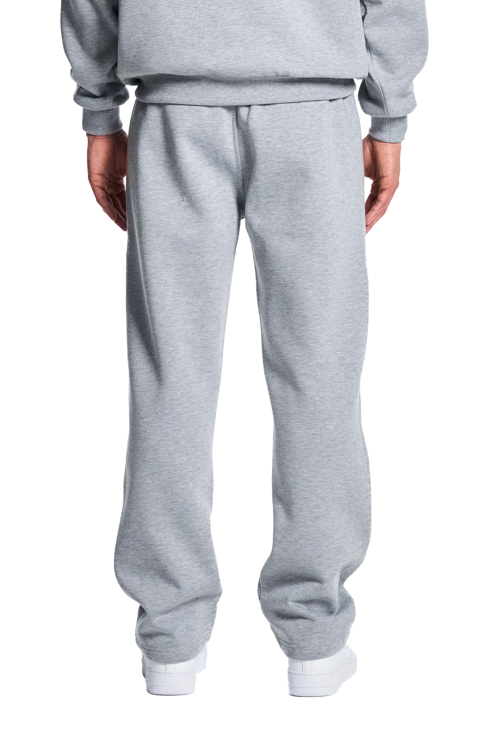 Basic Jogger Grey Melange V2 - Image 4
