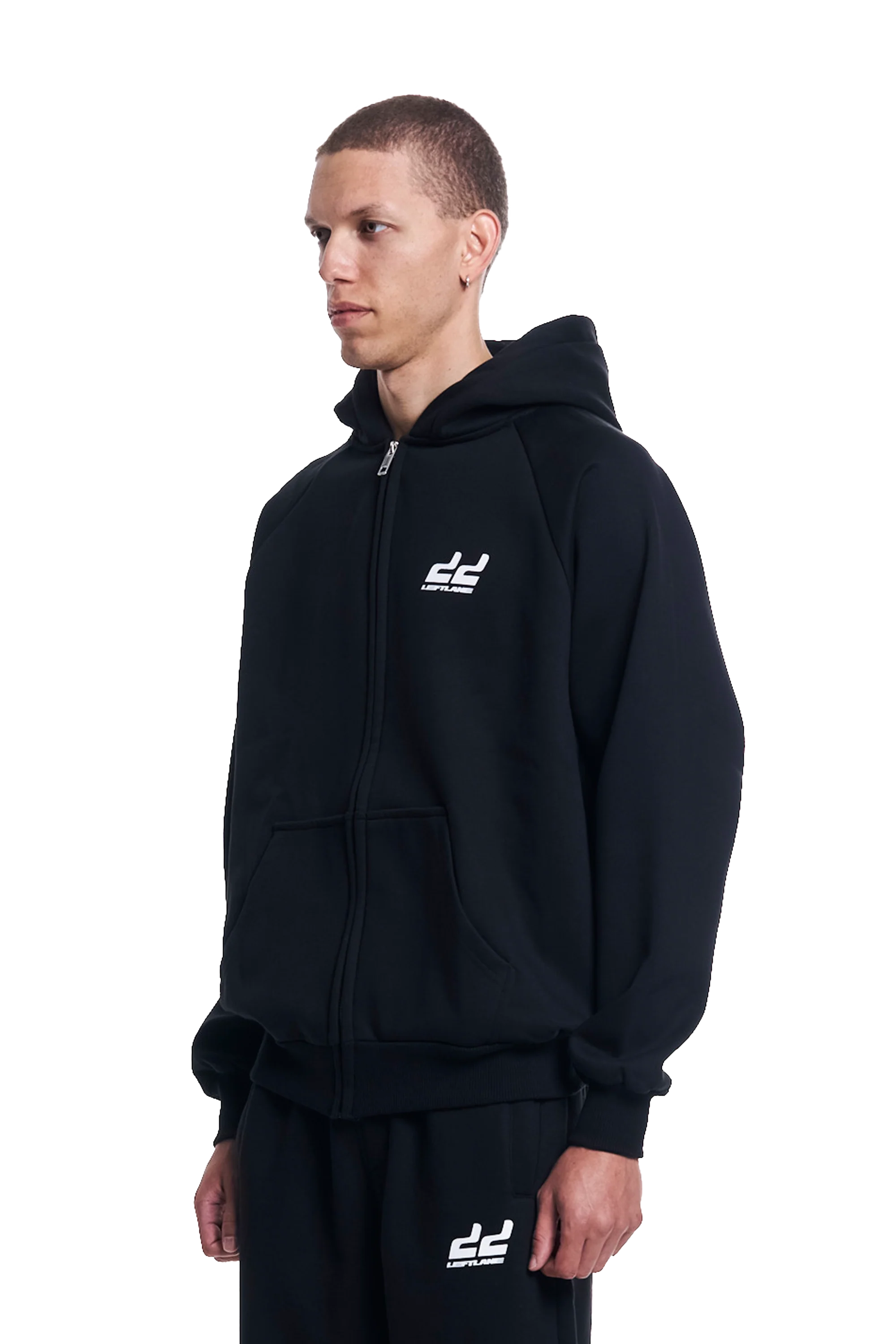 Basic Zipper Black V2 - Image 3