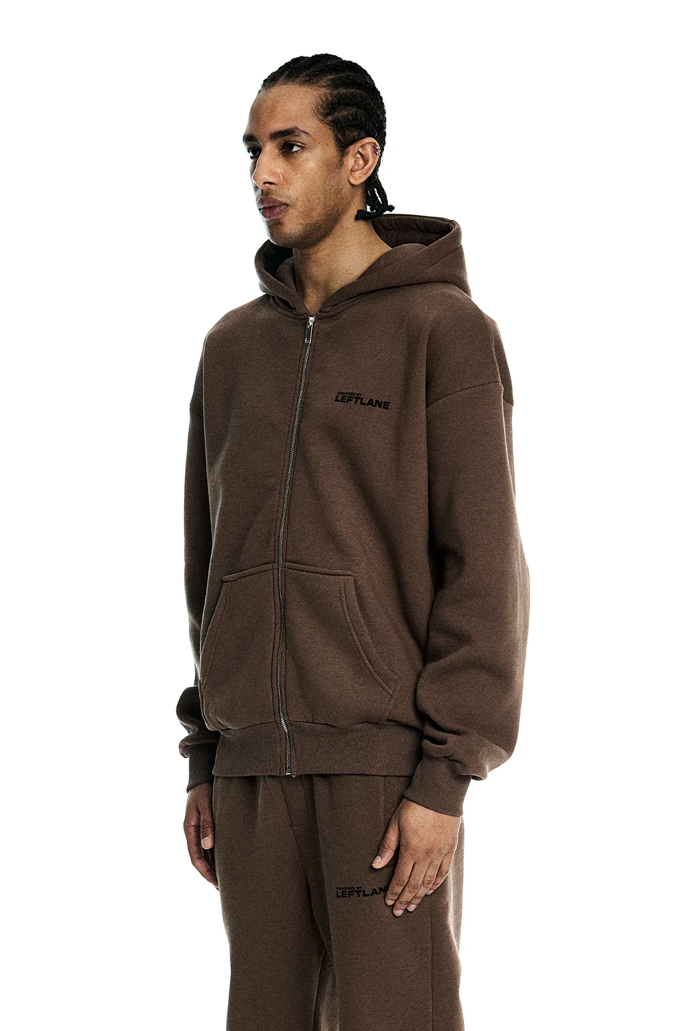 Basic Zipper Brown - Image 3