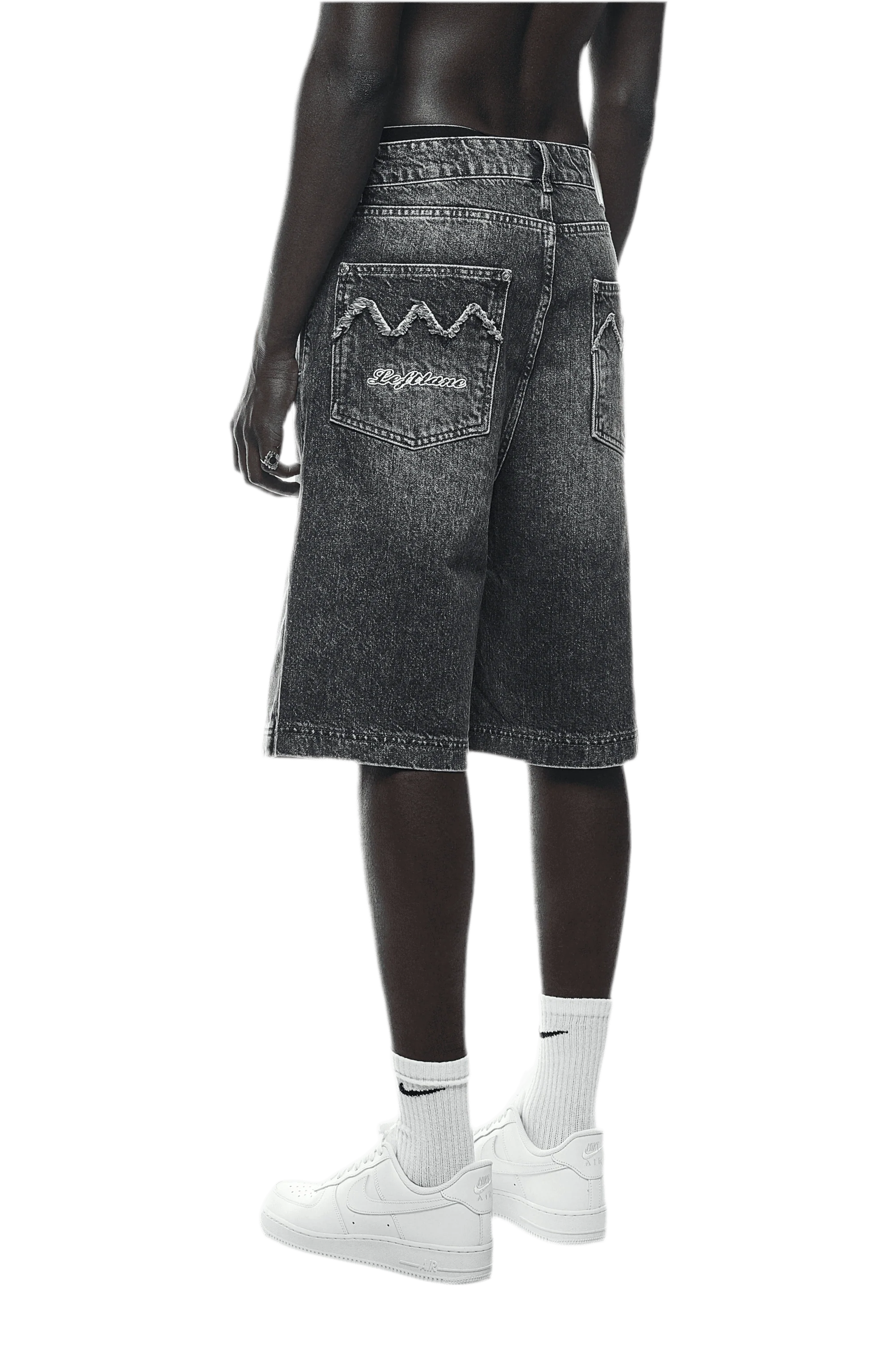 DENIM SHORT GREY - Image 3