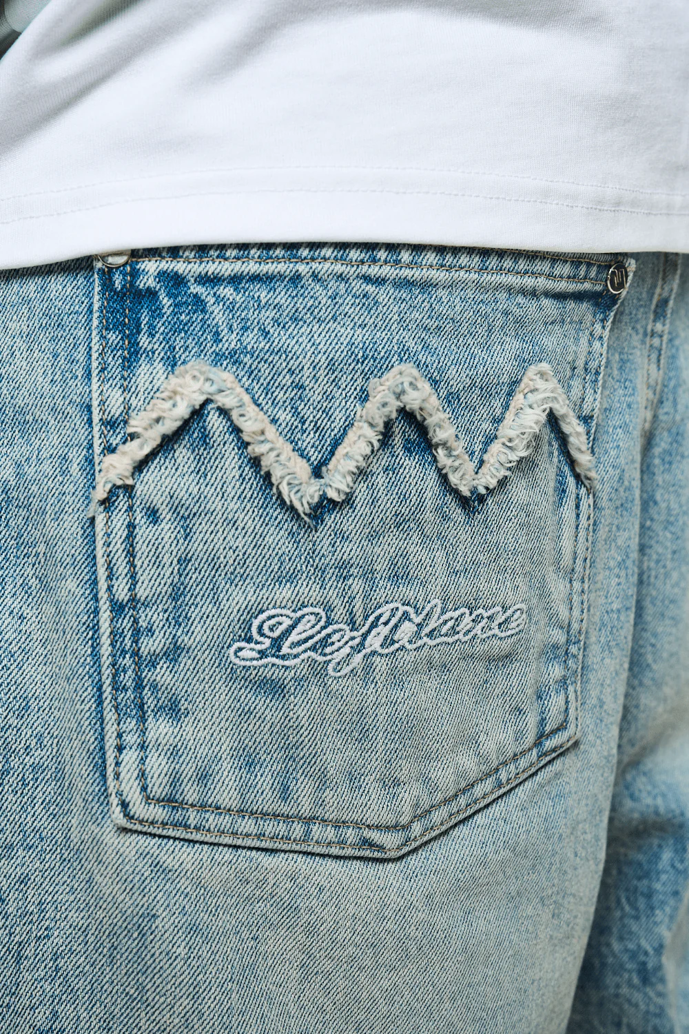 DENIM SHORT BLUE - Image 4