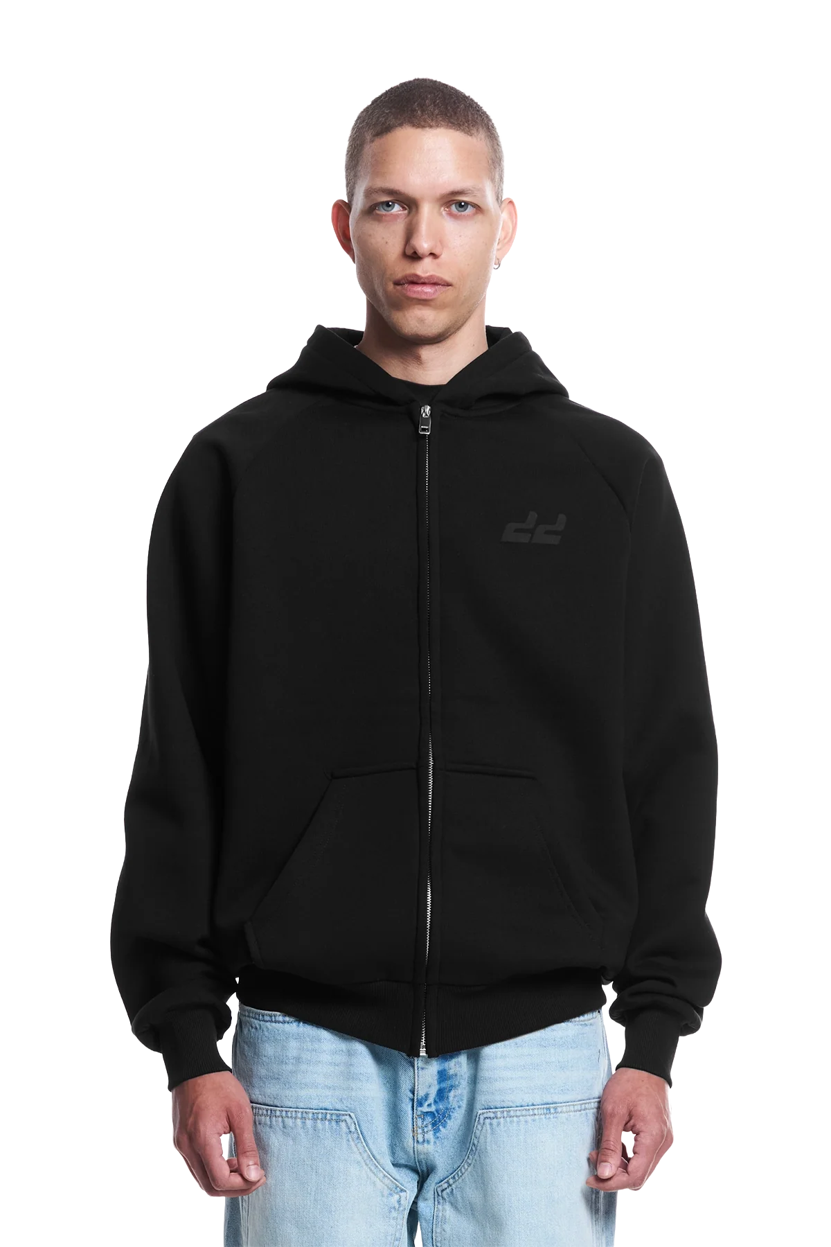 Masked Zipper Black - Image 2