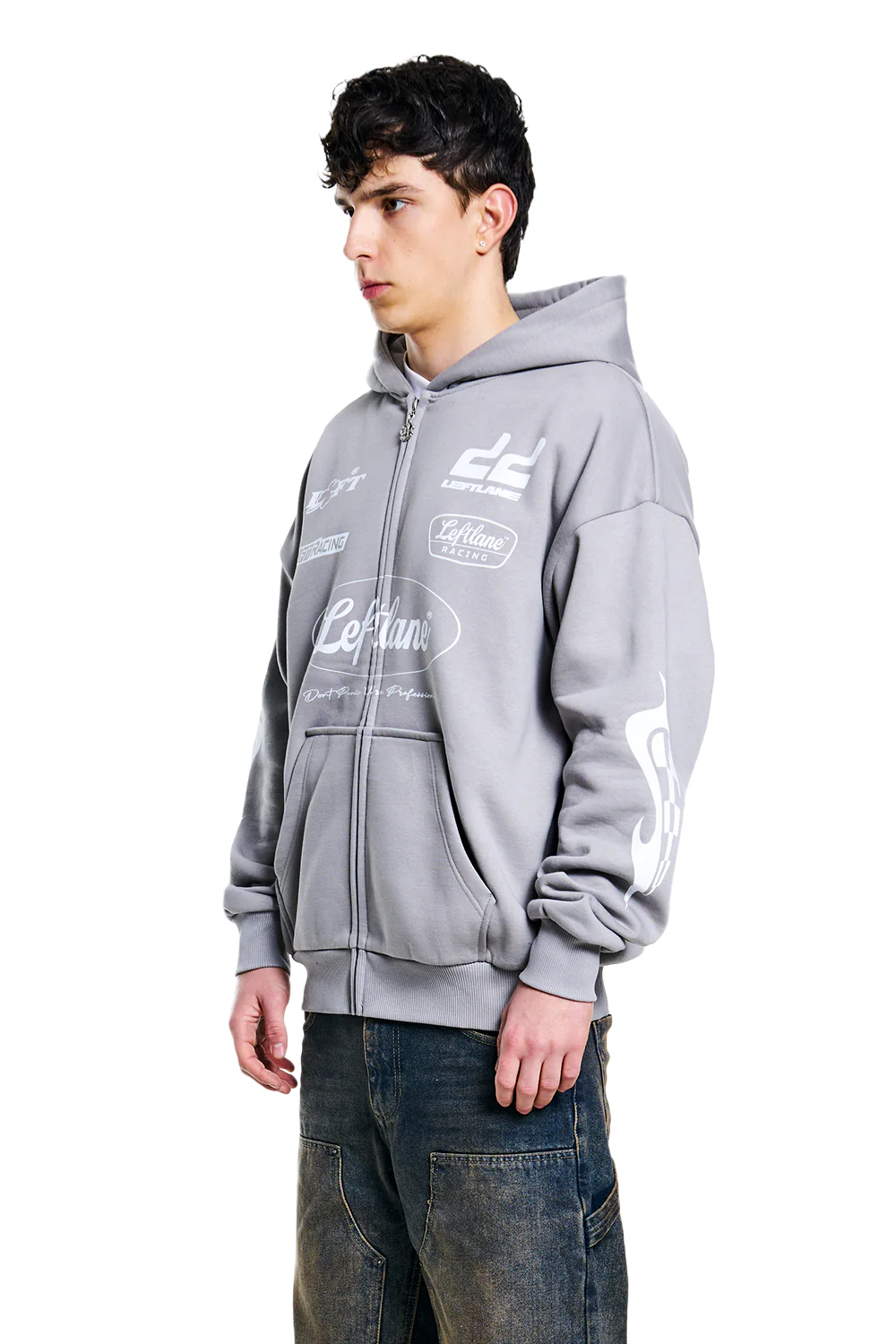 Racing Zipper Phantom Grey - Image 3