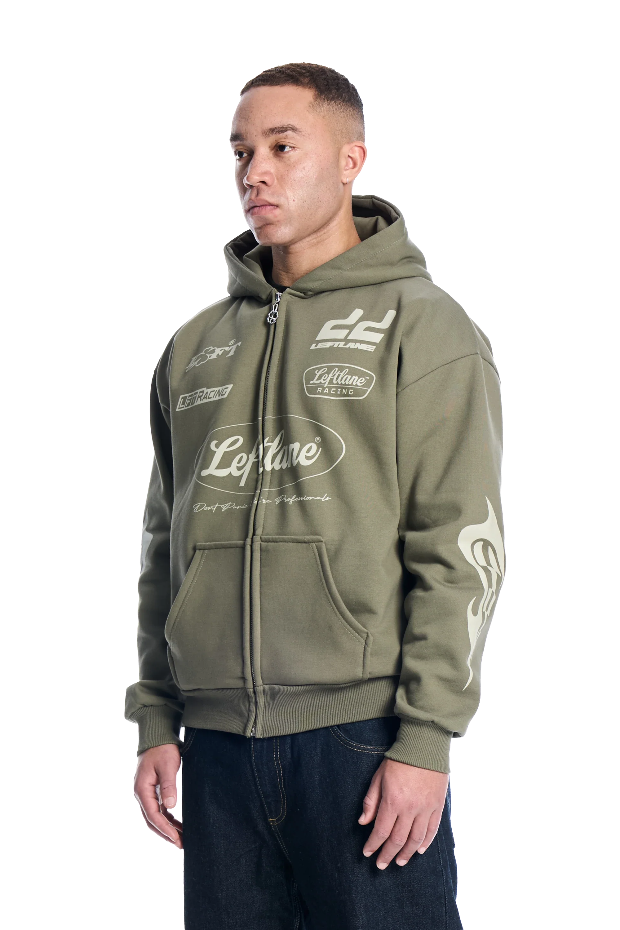 Racing Zipper Shadow Green - Image 3