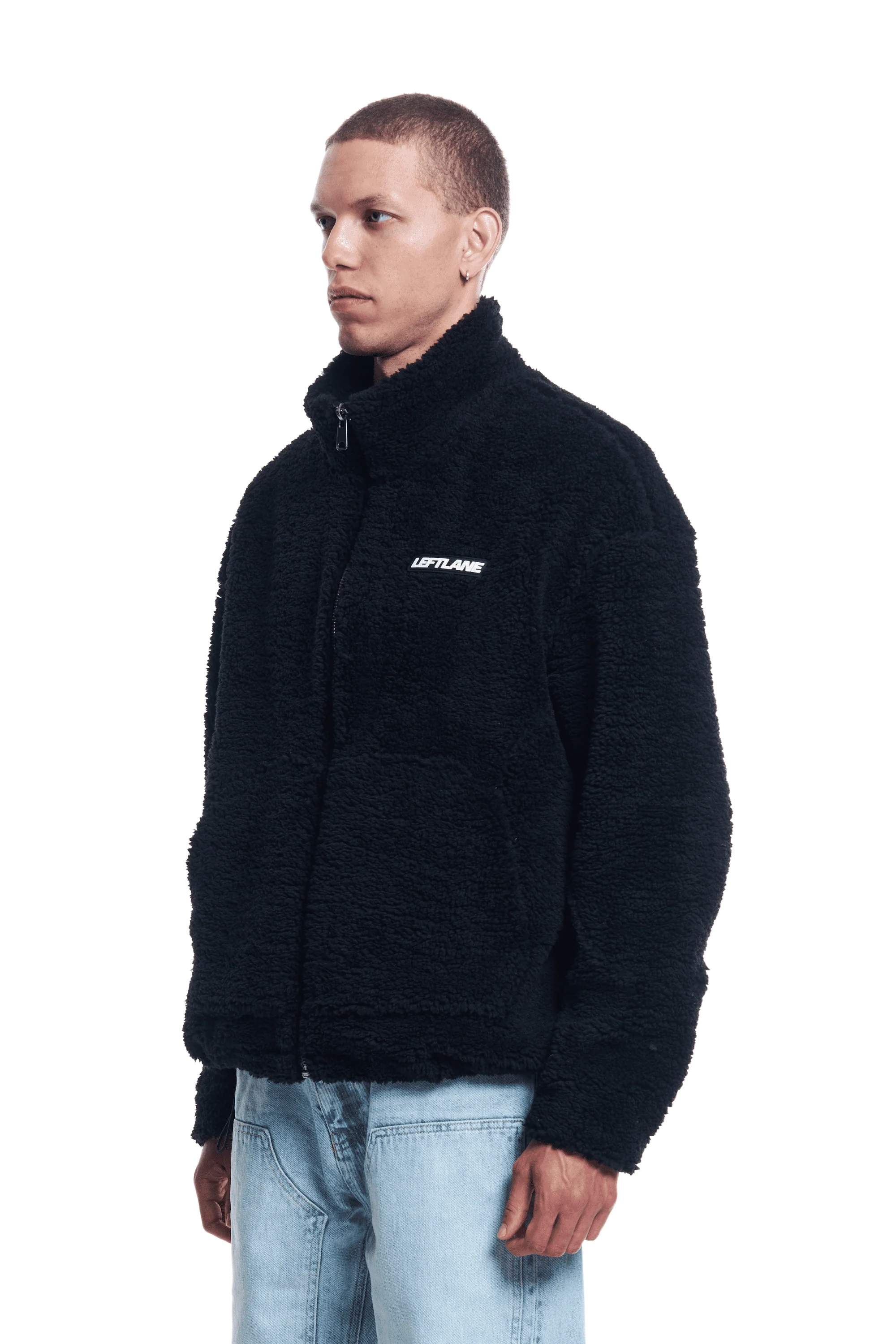 Fleece Jacket Black - Image 3